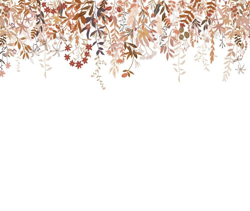 Carta da parati con fiori cadenti per bambini - immagine 6