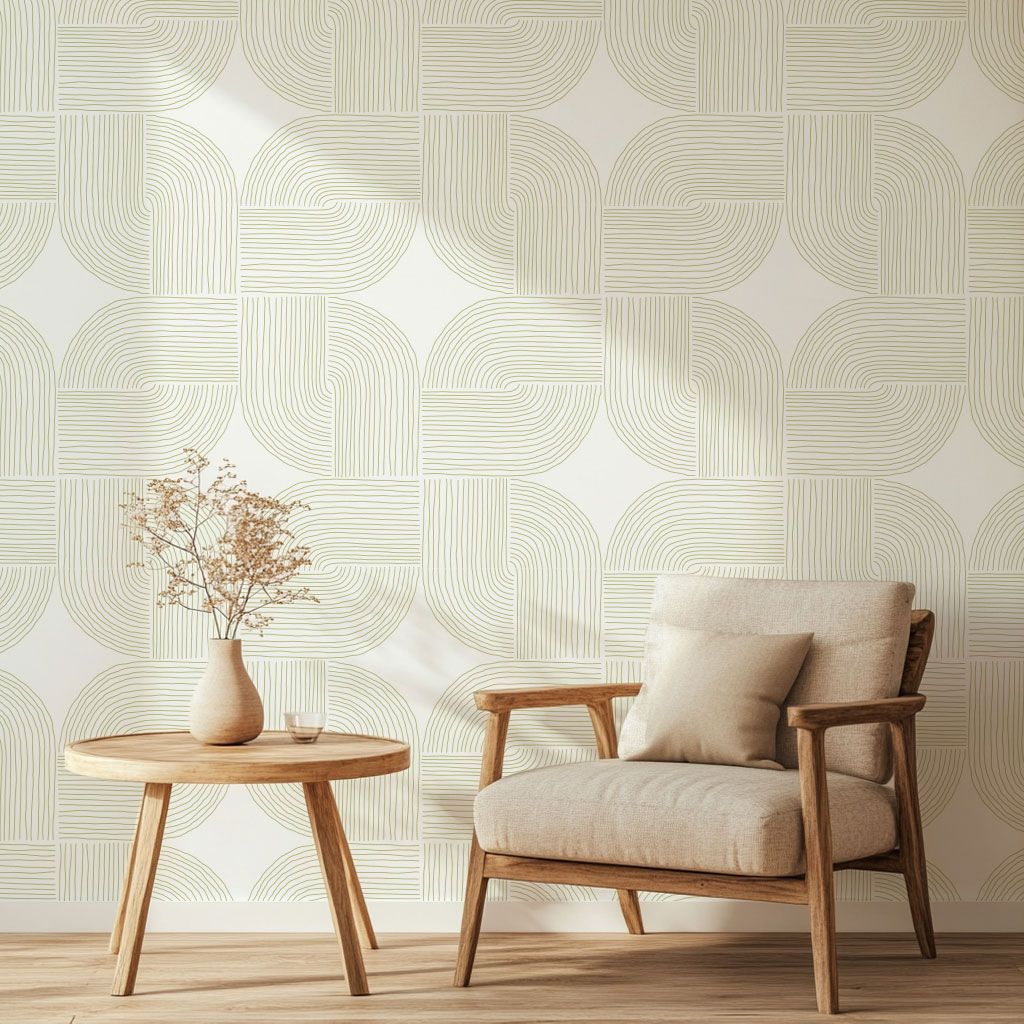 Papier-peint-lignes-symétriques
