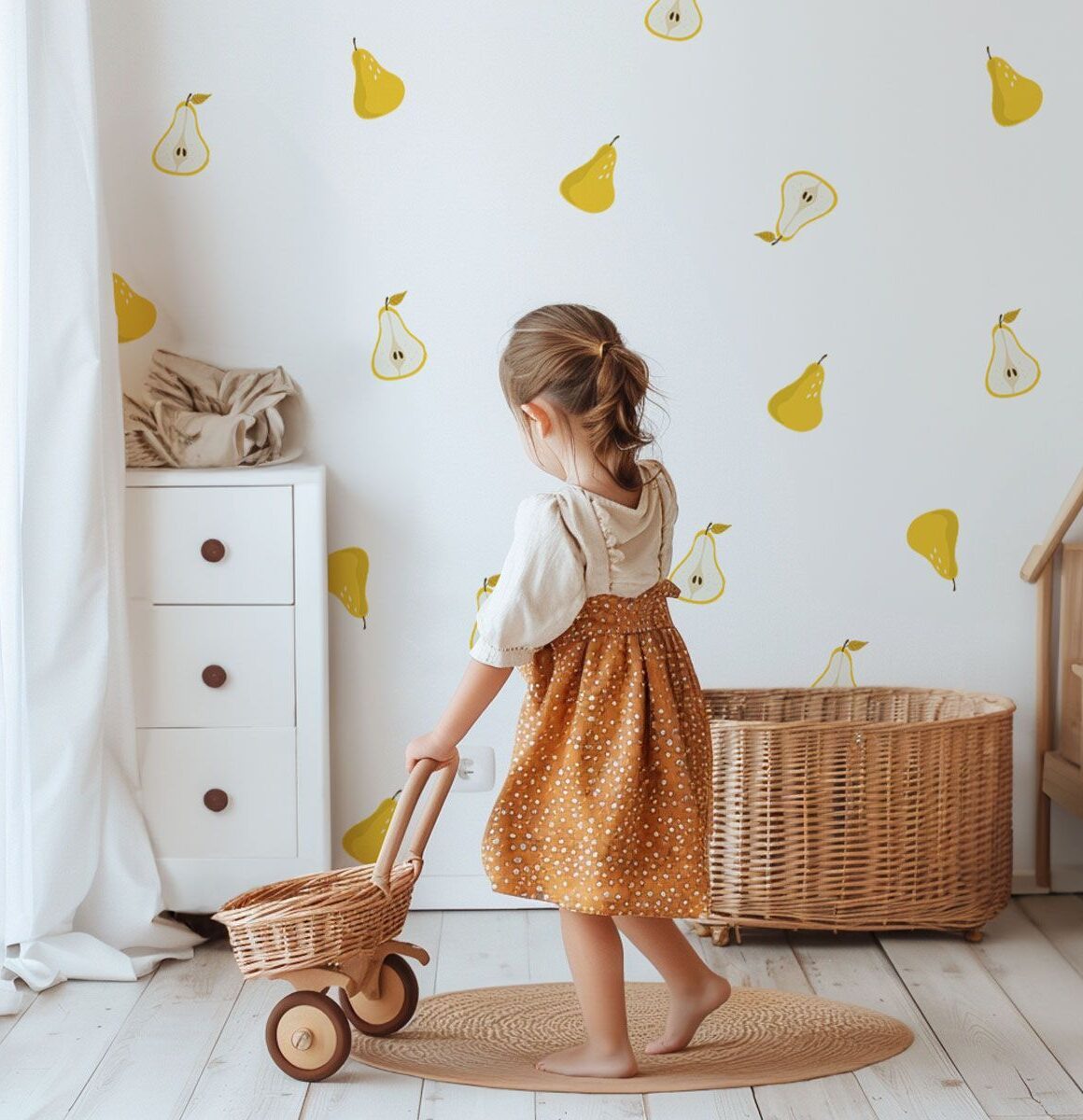 Sticker poire enfant