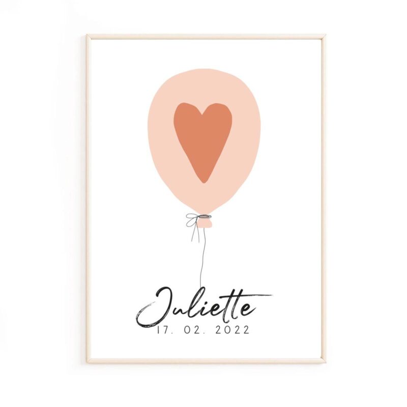 affiche-bébé-personnalisée