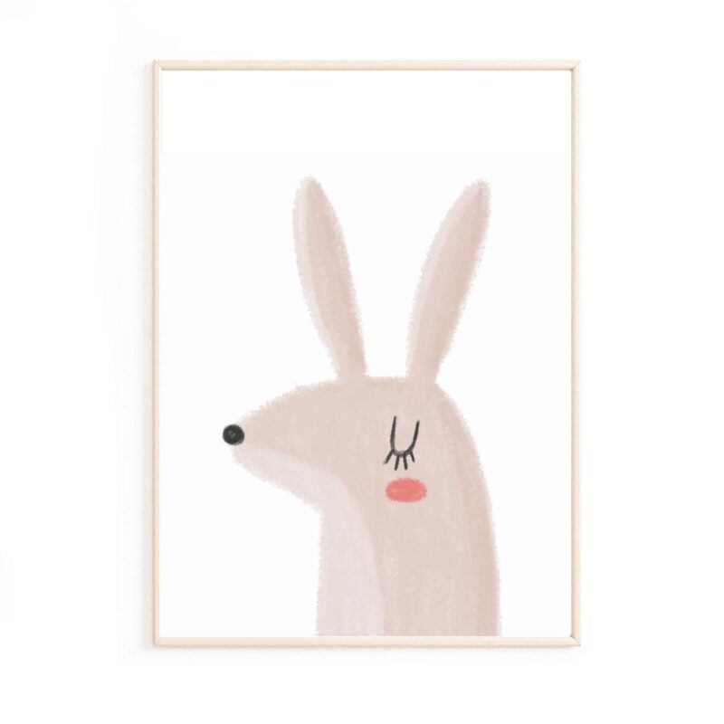 affiche-lapin-fille