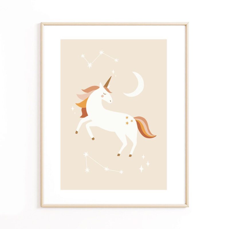 affiche-licorne-bébé