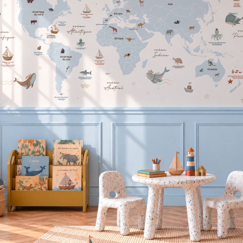 papier-peint-carte-du-monde-marine