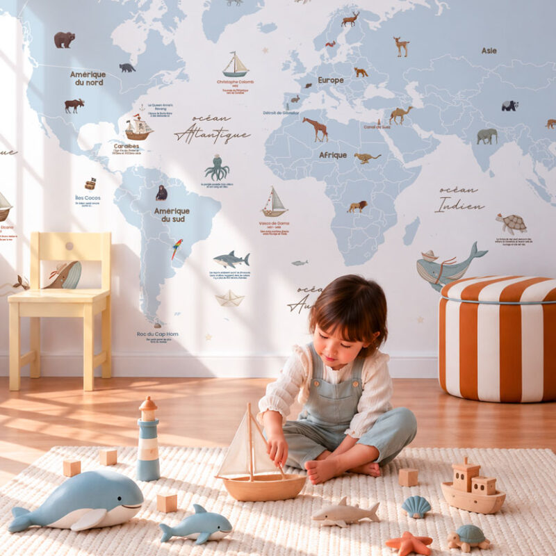 papier-peint-carte-du-monde-mer