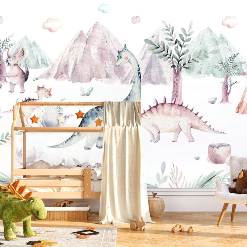 papier-peint-dinosaure-bébé