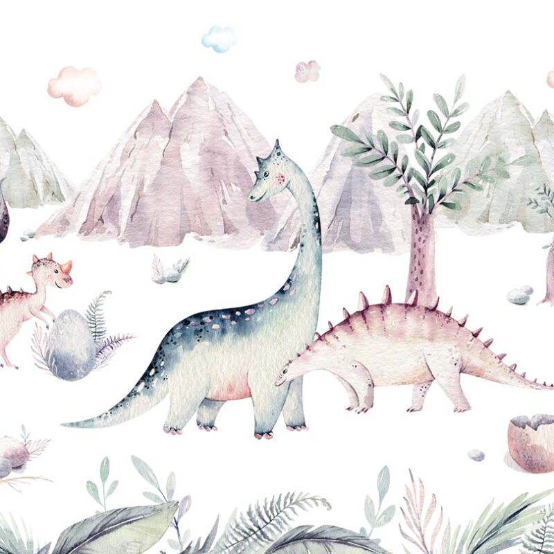 papier peint dinosaure enfant