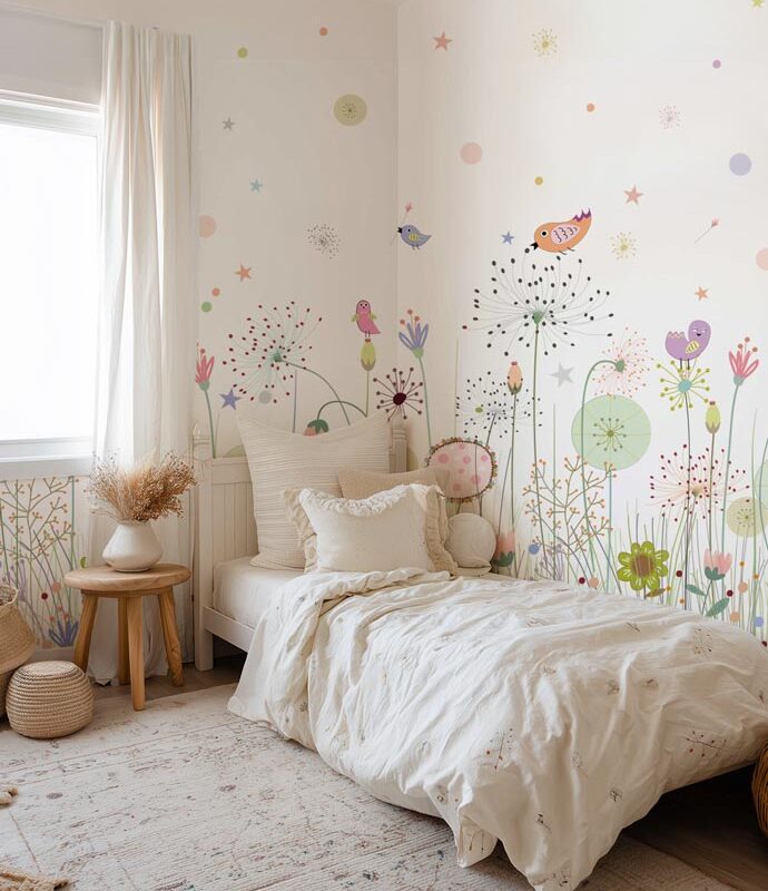 papier-peint-fleuri