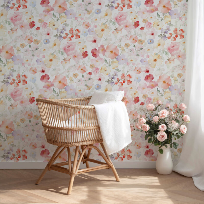 papier-peint-fleurs-bébé