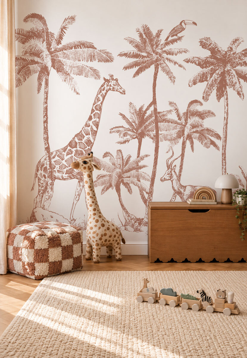 papier-peint-jungle-terracotta