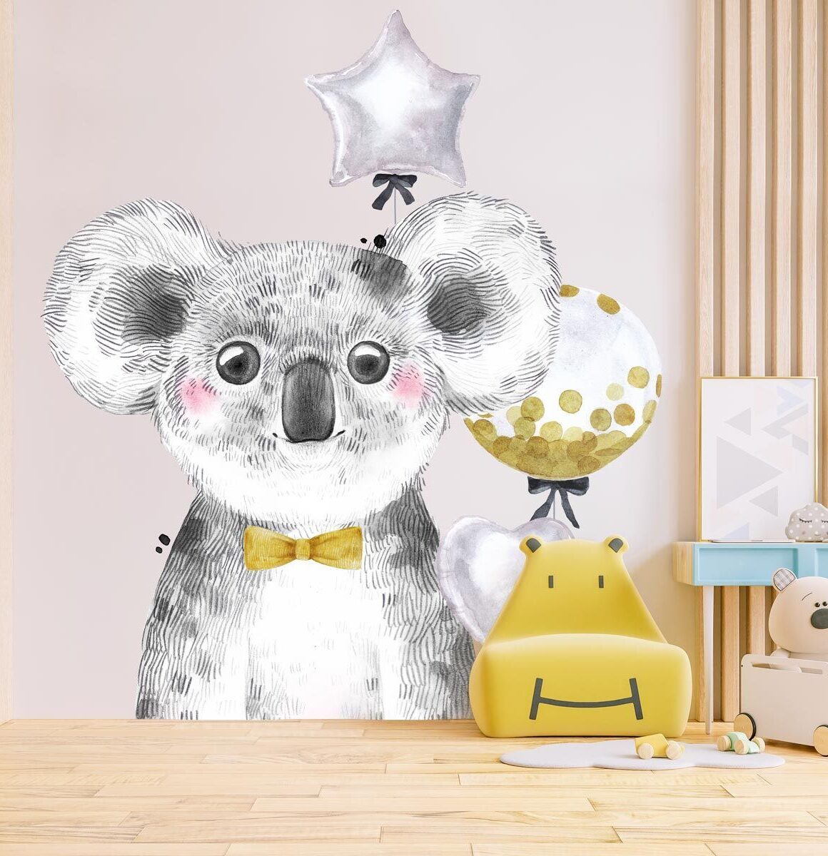 papier-peint-koala-chambre-enfant