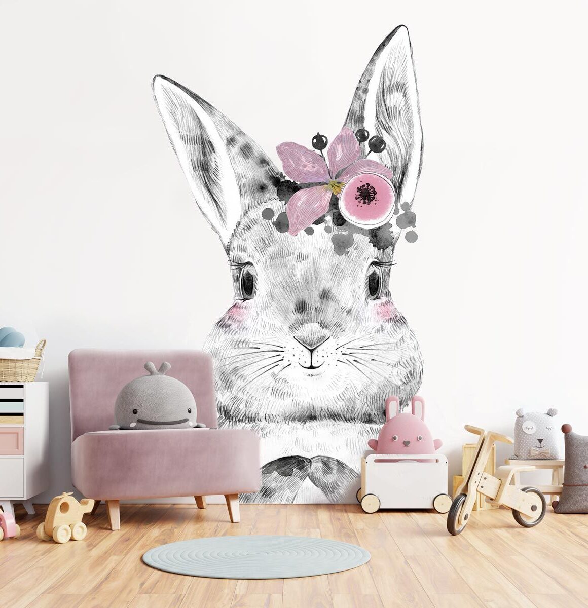 papier-peint-lapin-enfant