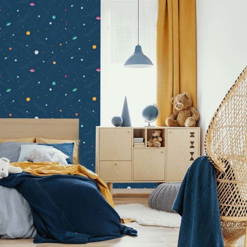 papier peint planete enfant