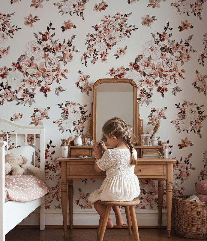 papier-peint-roses