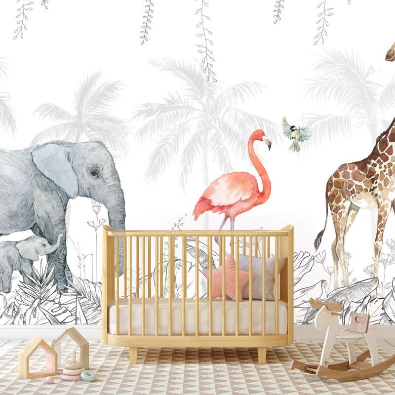 papier-peint-savane-magique-pour-enfant