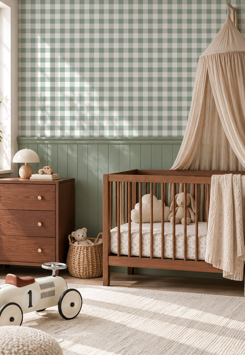 papier-peint-vichy-vert-sauge