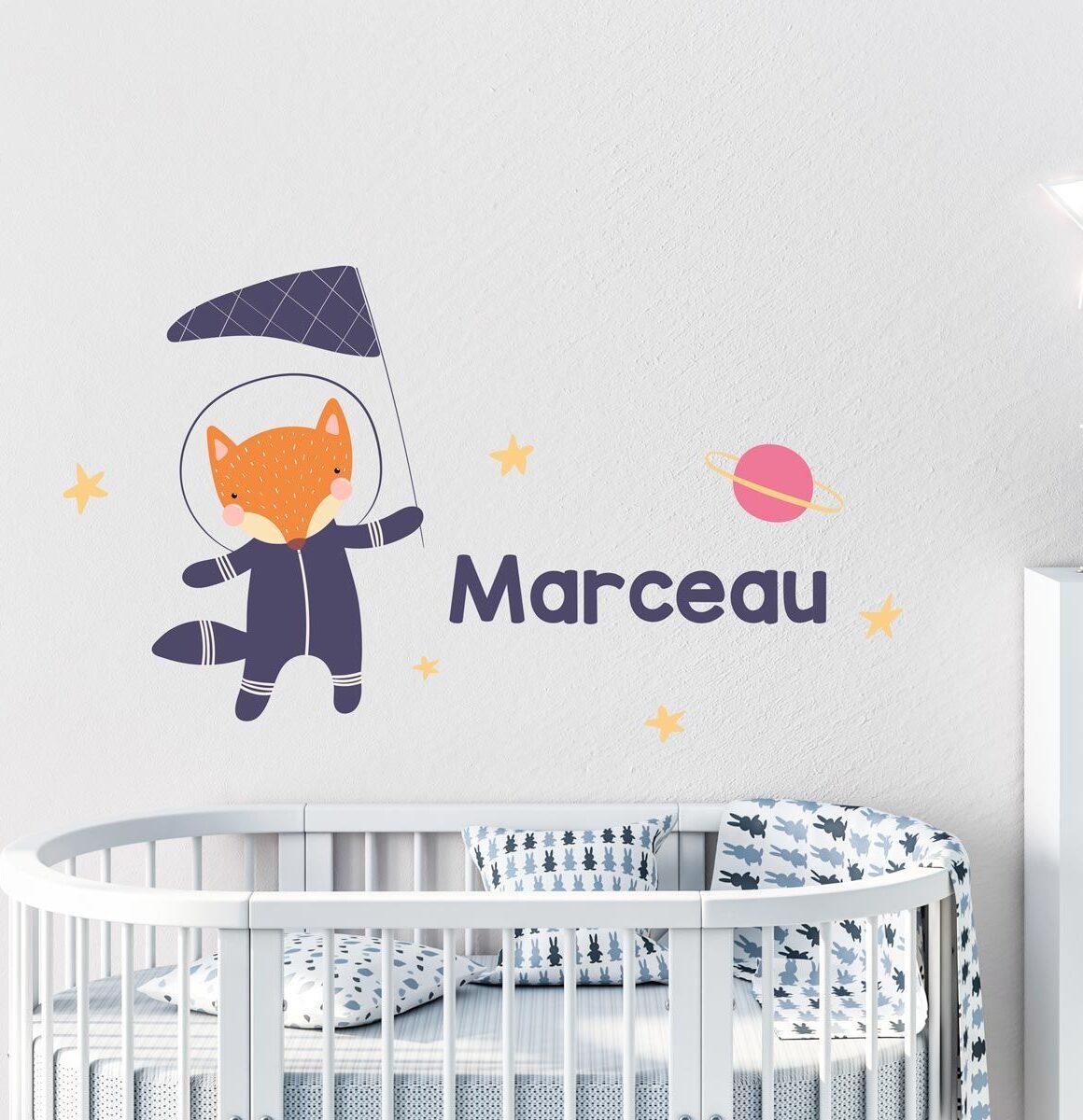 sticker-astronaute-bébé-personnalisé