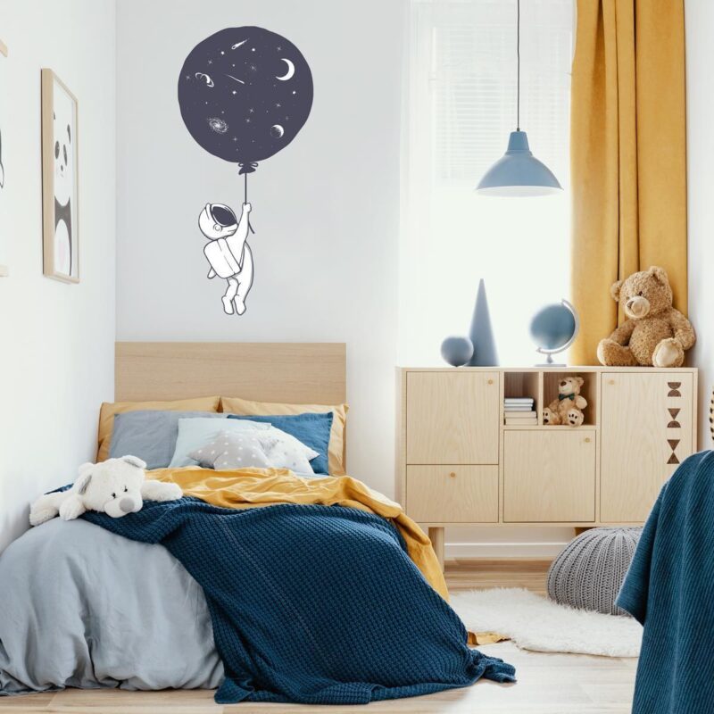 Adesivo con astronauta per la cameretta dei bambini