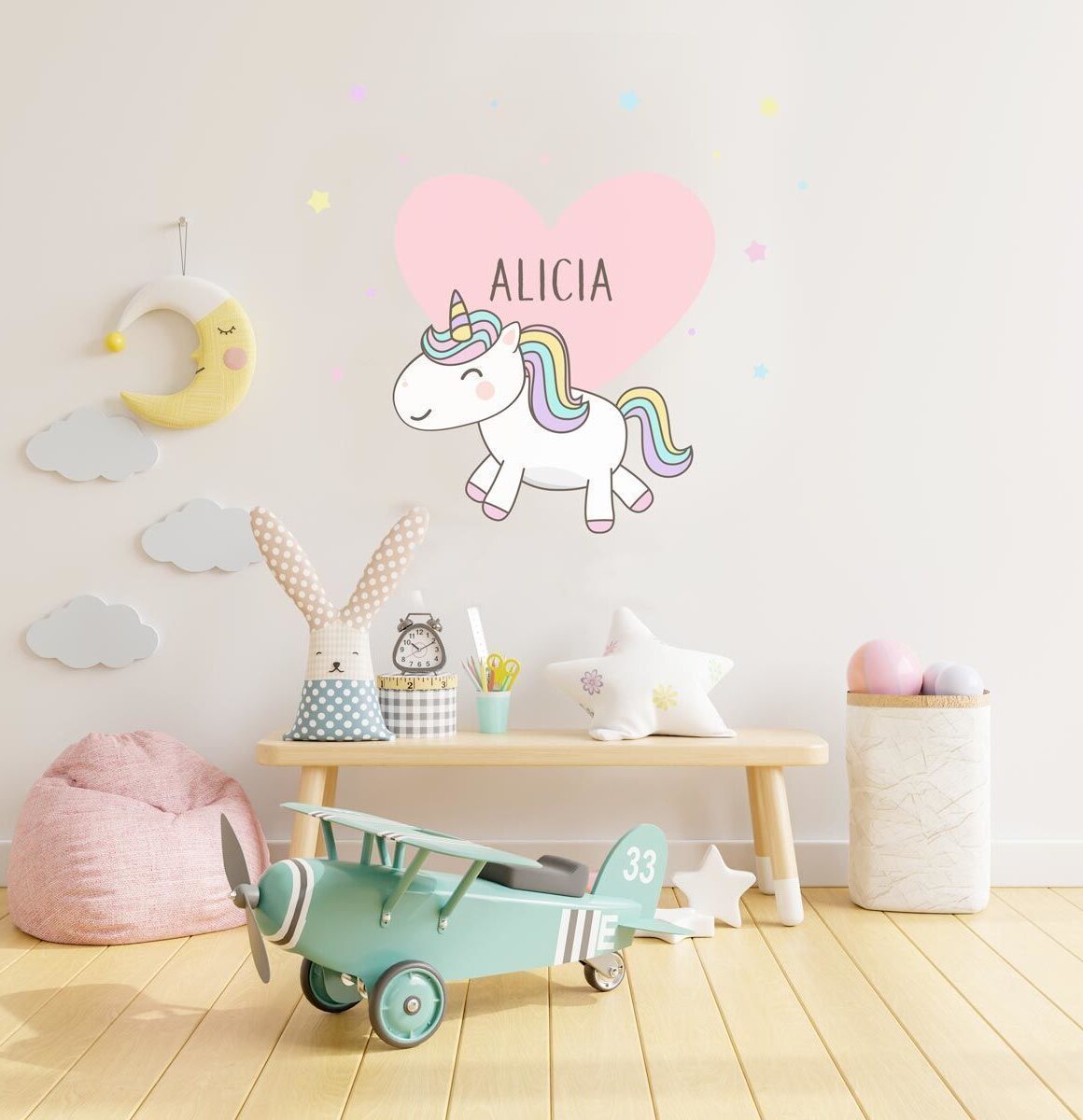 sticker-personnalisé-licorne
